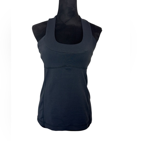 Lululemon Scoop Neck Tank Top Black - Picture 4 of 7